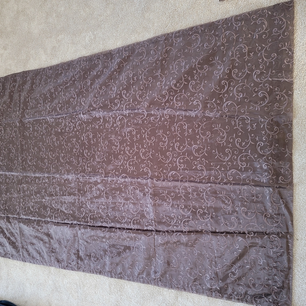Brown Patterned Fabric